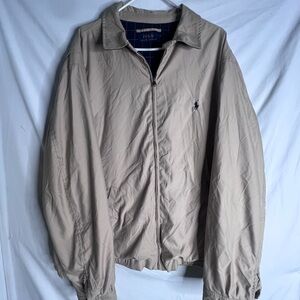 2X Ralph Lauren Tan Windbreaker Jacket